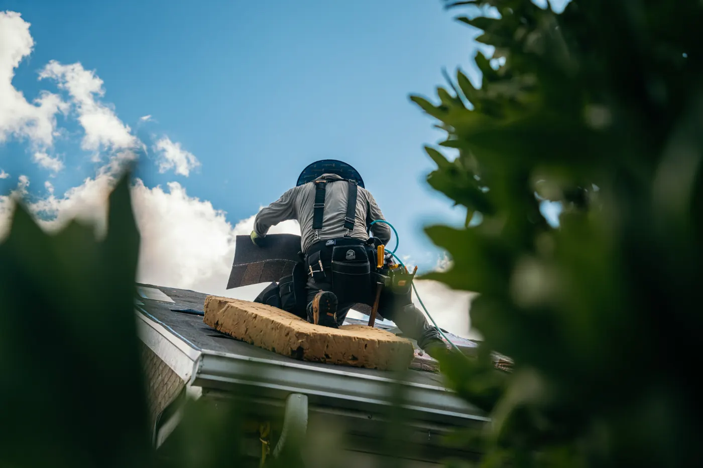 Commercial roof inspection documented in Springmill Ponds